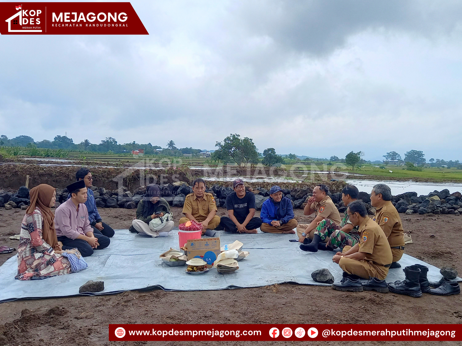 SELAMATAN PEMBANGUNAN GERAI & GUDANG KDMP MEJAGONG!