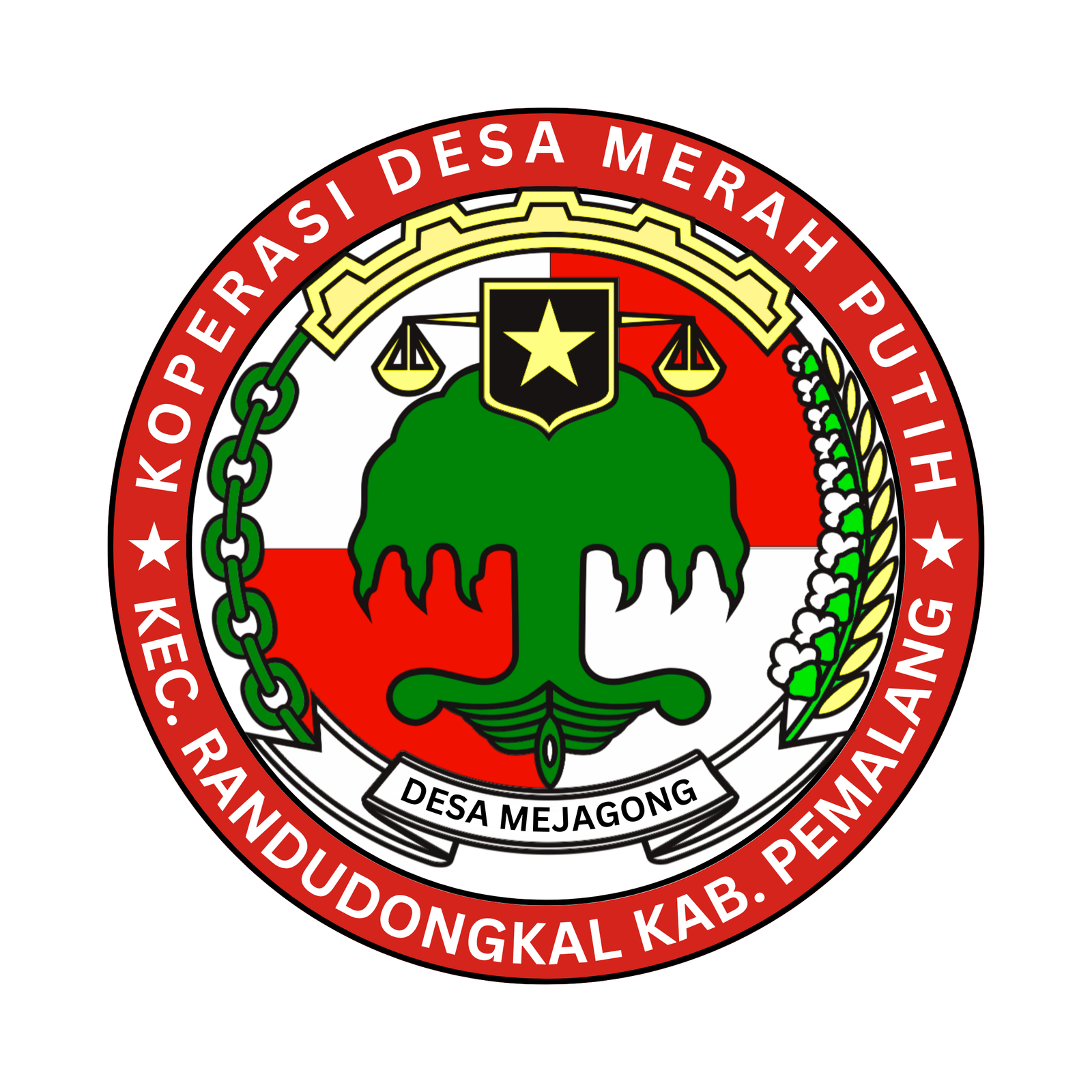 Logo Koperasi Merah Putih Mejagong